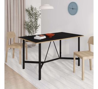 Τραπέζι Adoro Megapap χρώμα μαύρο 140x80x75εκ. |  Τραπέζια στο espiti