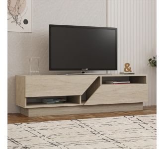 Έπιπλο τηλεόρασης Koza Megapap χρώμα travertine 160x40x45εκ. |  Έπιπλα τηλεόρασης στο espiti
