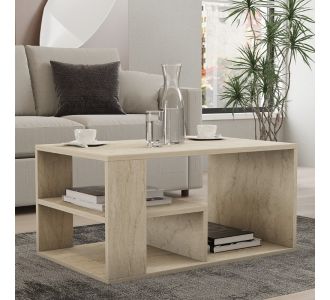 Τραπεζάκι σαλονιού Rodom Megapap χρώμα travertine 80x50x40εκ. |  Τραπεζάκια σαλονιού στο espiti