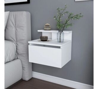 Κομοδίνο επιτοίχιο Arsen Megapap χρώμα λευκό 39,8x31,9x35εκ. |  Κομοδίνα στο espiti