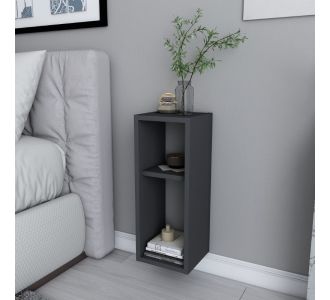 Κομοδίνο επιτοίχιο Sault Megapap χρώμα ανθρακί 23,2x22x59,6εκ. |  Κομοδίνα στο espiti