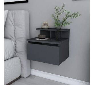 Κομοδίνο επιτοίχιο Arsen Megapap χρώμα ανθρακί 39,8x31,9x35εκ. |  Κομοδίνα στο espiti