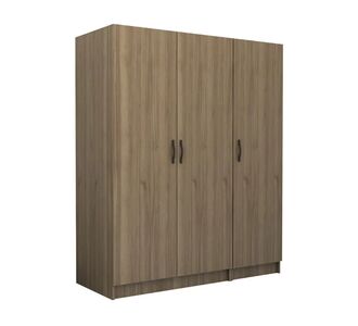 Ντουλάπα ρούχων Victoria Megapap τρίφυλλη χρώμα καρυδί 150x60x181εκ. |  Ντουλάπες ρούχων στο espiti