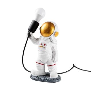 Φωτιστικό επιτραπέζιο Astronaut Megapap E27 πολυεστερικό χρώμα λευκό 20x15x32εκ. |  Επιπλα στο espiti
