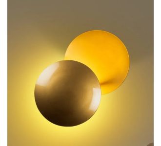 Απλίκα τοίχου Led Mimoza Megapap μεταλλική χρώμα χρυσό 25x16x25εκ. |  Απλίκες στο espiti