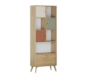 Βιβλιοθήκη Terra Megapap χρώμα florida oak 67x30x181εκ. |  Παιδικά έπιπλα στο espiti