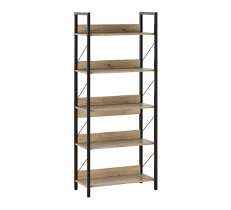 Βιβλιοθήκη Connect Megapap χρώμα florida oak 73x35x172εκ. |  Βιβλιοθήκες στο espiti