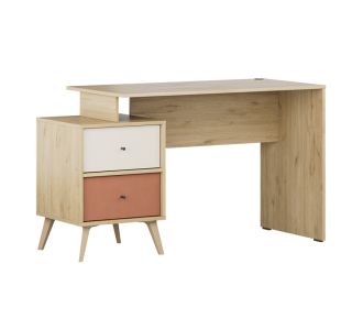 Γραφείο εργασίας Terra Megapap χρώμα florida oak 129x55x75εκ. |  Παιδικά έπιπλα στο espiti