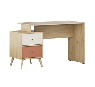 Γραφείο εργασίας Terra Megapap χρώμα florida oak 129x55x75εκ. |  Παιδικά έπιπλα στο espiti