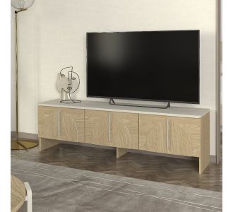 Έπιπλο τηλεόρασης Rebel Megapap χρώμα rota oak - sandstone 150x35x45εκ. |  Έπιπλα τηλεόρασης στο espiti