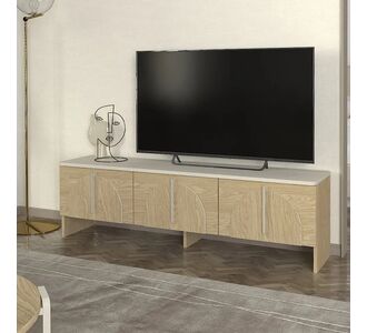 Έπιπλο τηλεόρασης Rebel Megapap χρώμα rota oak - sandstone 150x35x45εκ. |  Έπιπλα τηλεόρασης στο espiti