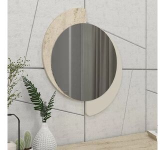 Καθρέπτης τοίχου Sevilla Μegapap χρώμα sandstone - travertine 59,2x2,2x69εκ. |  Καθρέπτες στο espiti