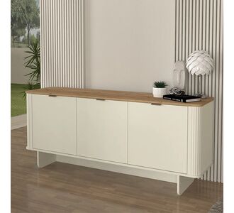 Μπουφές Bohema Megapap χρώμα ivory - sepet oak 180x47x76,6εκ. |  Μπουφέδες στο espiti