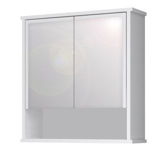 Καθρέπτης μπάνιου Delo Μegapap χρώμα λευκό 62x17,5x60εκ. |  Σετ Μπάνιου στο espiti