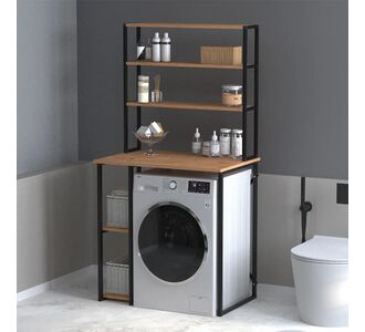Έπιπλο πλυντηρίου Berkus Megapap χρώμα pine oak 90x60x178εκ. |  Σετ Μπάνιου στο espiti