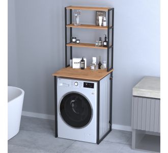 Έπιπλο πλυντηρίου Bobby Megapap χρώμα pine oak 67x60x178εκ. |  Σετ Μπάνιου στο espiti