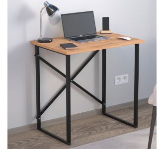 Γραφείο εργασίας Verne Megapap χρώμα pine oak 75x52x73,8εκ. |  Γραφεία στο espiti