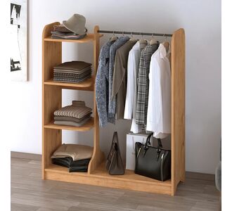 Έπιπλο εισόδου Rozesme Megapap χρώμα pine oak 120x40x135εκ. |  Οργάνωση σπιτιού - μικροέπιπλα στο espiti