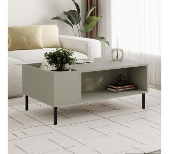 Τραπεζάκι σαλονιού Vena Megapap χρώμα ash green 100x60x42εκ. |  Τραπεζάκια σαλονιού στο espiti