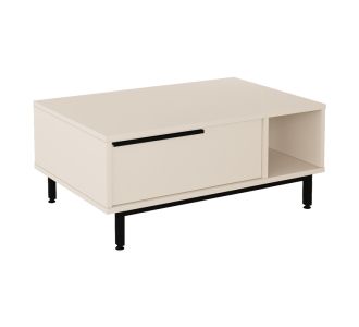 Τραπέζι σαλονιού Frixton pakoworld σε cappuccino απόχρωση 90x60x37.5εκ |  Τραπεζάκια σαλονιού στο espiti