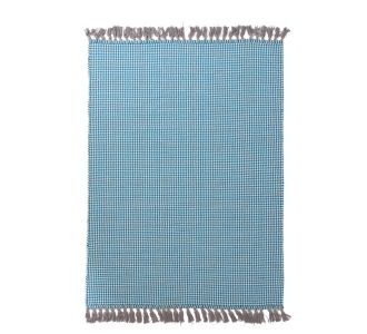 Χαλί Urban Cotton Kilim Houndstooth Caribbean Sea Royal Carpet - 130 x 190 cm |  Χαλιά Σαλονιού  στο espiti