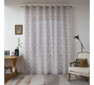 Beauty Home Κουρτίνα Art 6122 280x280 Γκρι       |  Ετοιμες παιδικές κουρτίνες στο espiti