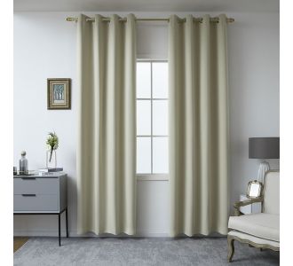 Beauty Home Ύφασμα κουρτίνας Blackout σκίασης Ideal Art 8400  Ύφασμα Φ280 Μπεζ       |  Ετοιμες κουρτίνες με σχέδιο στο espiti