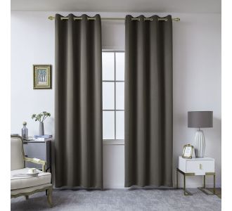 Beauty Home Ύφασμα κουρτίνας Blackout σκίασης Ideal Art 8400  Ύφασμα Φ280 Καφέ       |  Ετοιμες κουρτίνες με σχέδιο στο espiti