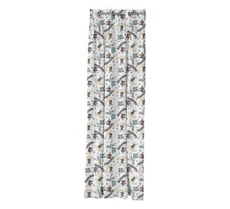 Beauty Home Κουρτίνα με 8 μεταλλικούς κρίκους Art 6189 Looney Tunes 180x250 Εμπριμέ       |  Ετοιμες παιδικές κουρτίνες στο espiti