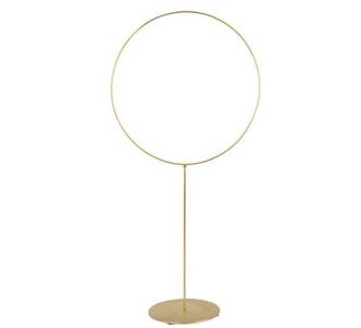 Beauty Home ΜΕΤΑΛΙΚΟΣ ΚΥΚΛΟΣ ΧΡΥΣΟΣ  ΜΕ ΒΑΣΗ 50 x 24 cm       |  Διακοσμητκά στο espiti