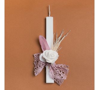 Beauty Home ΛΑΜΠΑΔΑ 33cm ΤΡΙΝΤΑΦΥΛΛΟ ΜΕ ΦΤΕΡΑ ΣΑΠΙΟ ΜΗΛΟ ΣΕ ΣΥΣΚΕΥΑΣΙΑ ΔΩΡΟΥ       |  Διακοσμητκά στο espiti