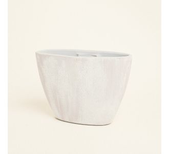 Beauty Home Κασπώ Πήλινο 33 cm x 15 cm x 22 cm  Λευκό     |  Διακοσμητκά στο espiti
