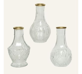 Beauty Home Γυάλινο βάζο 8 x 11,5 cm       |  Βάζα στο espiti