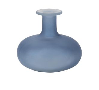 Beauty Home Γυάλινο Βάζο Emy Μπλε 12 x 10 CM – 470ml       |  Βάζα στο espiti