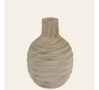 Beauty Home Ξύλινο Βάζο 18 x 26 cm       |  Διακοσμητκά στο espiti