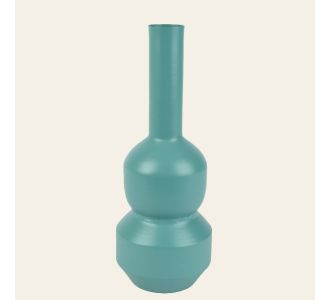 Beauty Home Μεταλλικό Βάζο Sage Green 12 x 34 cm       |  Βάζα στο espiti