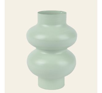 Beauty Home Βάζο Μεταλλικό Μέντα 13 x 19.5cm       |  Βάζα στο espiti