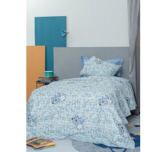 Κουρτινα Με Τρεσα Luminous 170x260 CLUSTER BLUE Palamaiki |  Ετοιμες παιδικές κουρτίνες στο espiti