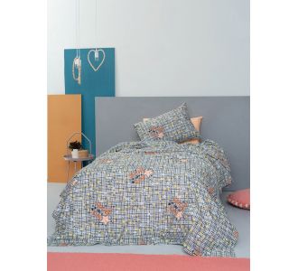 Κουρτινα Με Τρεσα Luminous 170x260 CLUSTER GREY Palamaiki |  Ετοιμες παιδικές κουρτίνες στο espiti