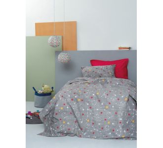 Κουρτινα Με Τρεσα Luminous 170x260 COMET GREY Palamaiki |  Ετοιμες παιδικές κουρτίνες στο espiti