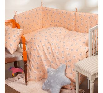 ΠΑΝΑ ΑΓΚΑΛΙΑΣ MINI STARS ROSE BABY LINE ΠΑΝΑ ΑΓΚΑΛΙΑΣ 85Χ85 MELINEN |  Βρεφικά Σεντόνια στο espiti