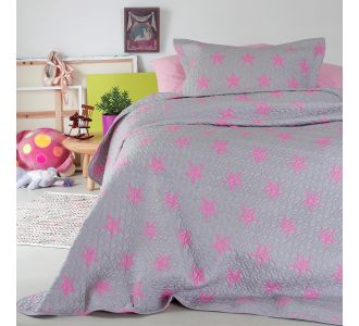 ΚΟΥΒΕΡΛΙ MONO STAR GIRL ΜΟΝΟ 160X220 MELINEN |  Κουβερλί Παιδικά στο espiti