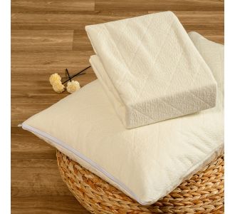 ΠΡΟΣΤΑΤΕΥΤΙΚΟ ΣΤΡΩΜΑΤΟΣ 100Χ200 ΑΔΙΑΒΡΟΧΟ BAMBOO JACQUARD ΜΟΝΟ 100Χ200+40cm MELINEN |  Προστατευτικά στρωμάτων στο espiti