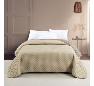 ΚΟΥΒΕΡΛΙ KING SIZE RENZO ECRU/GREY (260Χ240) KING SIZE 260Χ240 MELINEN |  Κουβερλί Υπέρδιπλα στο espiti