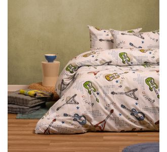 ΣΕΤ ΣΕΝΤΟΝΙΑ ΦΑΝΕΛΕΝΙΑ ΜΟΝΑ (Λ) MUSIC ICE (100X200+30) WINTER LINE KIDS ΣΕΤ ΜΟΝΟ (Λ) 170Χ260 MELINEN |  Σεντόνια Παιδικά στο espiti