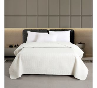 ΚΟΥΒΕΡΛΙ ΜΟΝΟ ZARA WHITE (160Χ240) ΜΟΝΟ 160Χ240 MELINEN |  Κουβερλί Υπέρδιπλα στο espiti