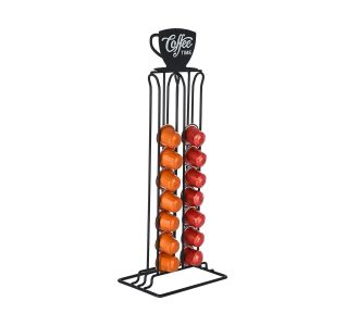 ESTIA ΒΑΣΗ ΓΙΑ ΚΑΨΟΥΛΕΣ ESPRESSO METAL BLACK ΜΕΤΑΛΛΙΚΗ 36 ΘΕΣΕΩΝ ΜΑΥΡΗ - 01-19921 Estia |  Εργαλεία Κουζίνας - Αξεσουάρ στο espiti