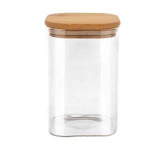 ESTIA ΔΟΧΕΙΟ ΑΠΟΘΗΚΕΥΣΗΣ BAMBOO ESSENTIALS 950ml ΓΥΑΛΙΝΟ ΜΕ ΚΑΠΆΚΙ - 01-12939 Estia |  Εργαλεία Κουζίνας - Αξεσουάρ στο espiti