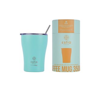 ESTIA ΘΕΡΜΟΣ COFFEE MUG SAVE THE AEGEAN 350ml BERMUDA GREEN - 01-12106 Estia |  Θερμός & Αξεσουάρ στο espiti