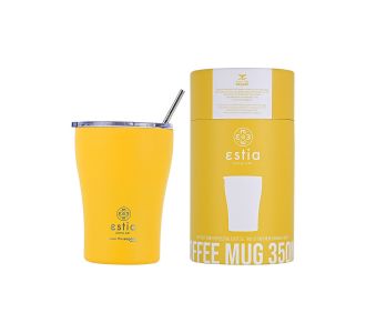 ESTIA ΘΕΡΜΟΣ COFFEE MUG SAVE THE AEGEAN 350ml PINEAPPLE YELLOW - 01-12458 Estia |  Θερμός & Αξεσουάρ στο espiti